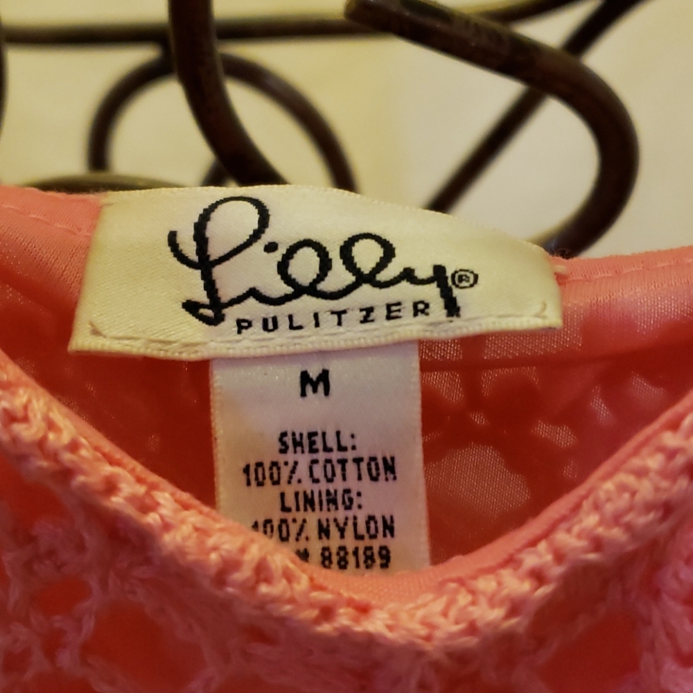 Headed to a Warmer Climate? Lovely Lilly Pulitzer Coral Dress - Picture 3 of 3